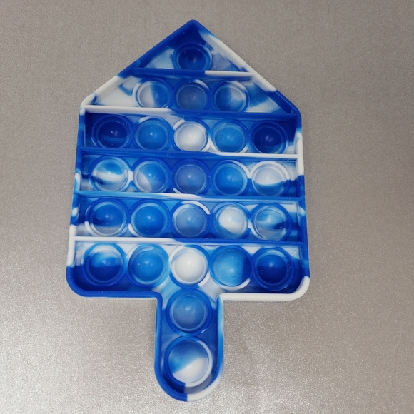 Fries Popsicle Rainbow Bubble Pop It Sensory Fidget Toy - Picture 7 of 13